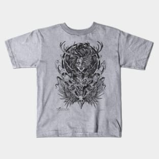 Goddess Of The Night Kids T-Shirt